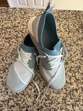 Merrell Women's Aqua and White Athletic Slip-On Sneakers Bondi AC Plus